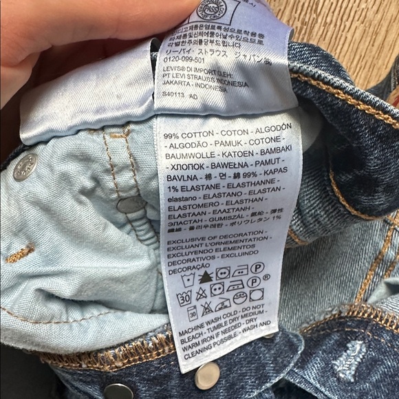 Levi's Women’s High Rise 501 Cut-Off Shorts Size 25 - Picture 5 of 8